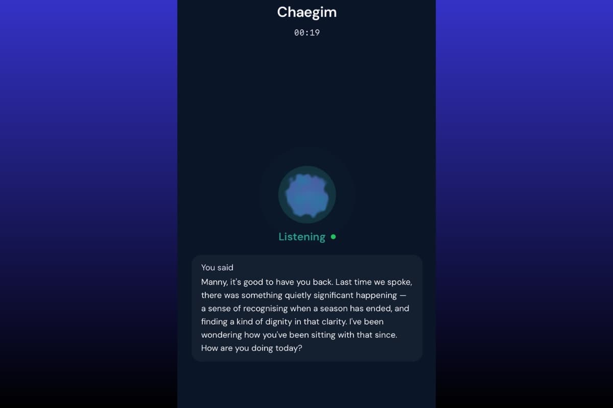 Chaegim My Space voice conversation